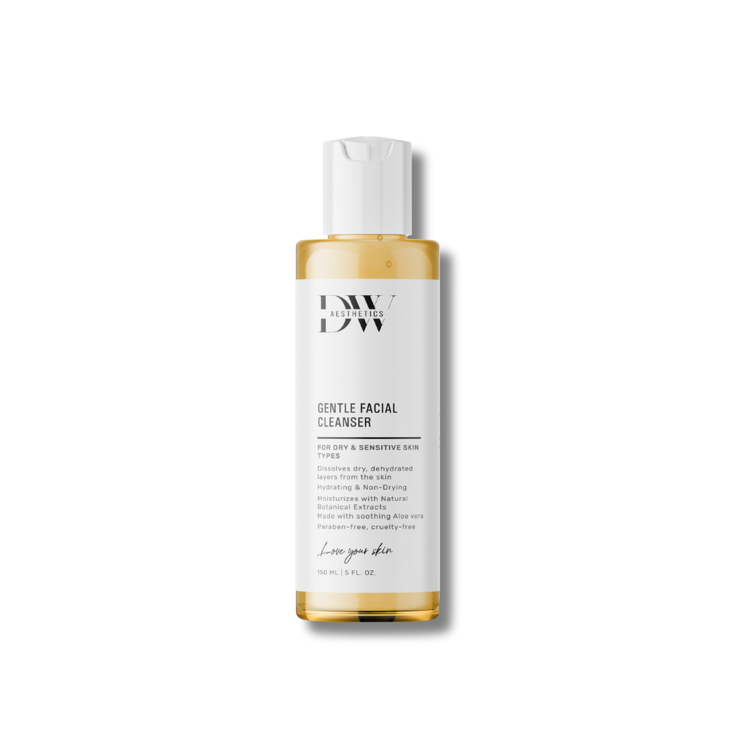 Best cleanser for dry and sensitive skin types,Gentle Facial Cleanser| DW Aesthetics