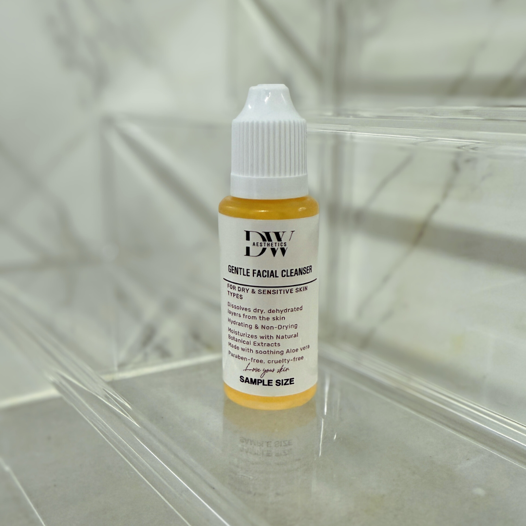 Best cleanser for dry and sensitive skin types,Gentle Facial Cleanser| DW Aesthetics