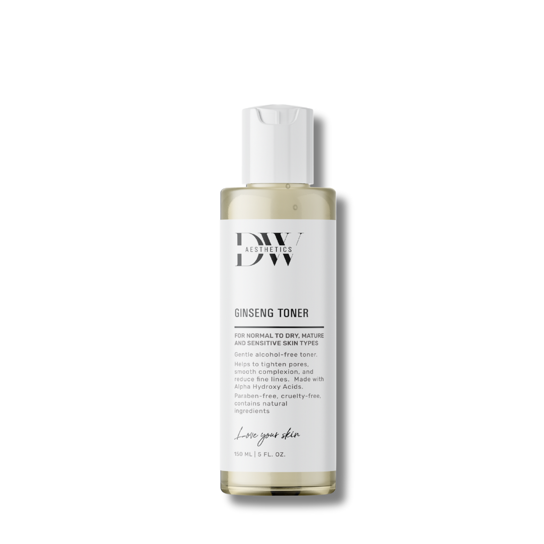GINSENG TONER, dry skin, sensitive skin - DW Aesthetics